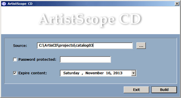 Encrypt and wrap web projects for offline viewing