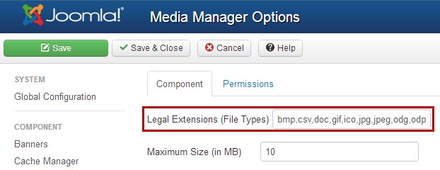 Jommla Media Manager
